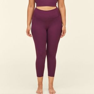 Girlfriend Collective Plum Compressive High-Rise Legging
